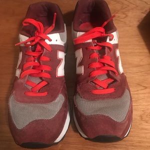 New Balance 574 - Size 11.5 Maroon / Red